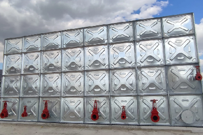 Galvanizli Modüler Su Deposu Galvanizli Su Deposu