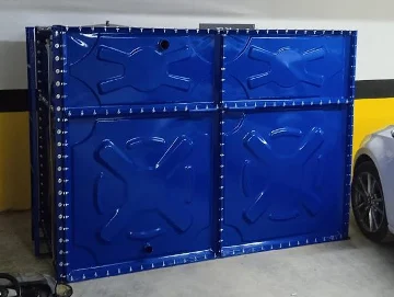 termoplastik kaplı modüler su deposu