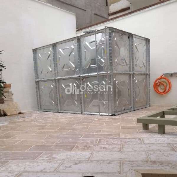 15 ton galvaniz modüler su deposu